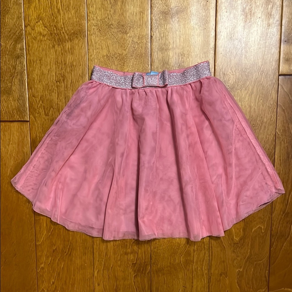 Baby GAP Pink Tulle Skirt Size 5 Fairy Princess Holiday Sparkle Sequins Girly